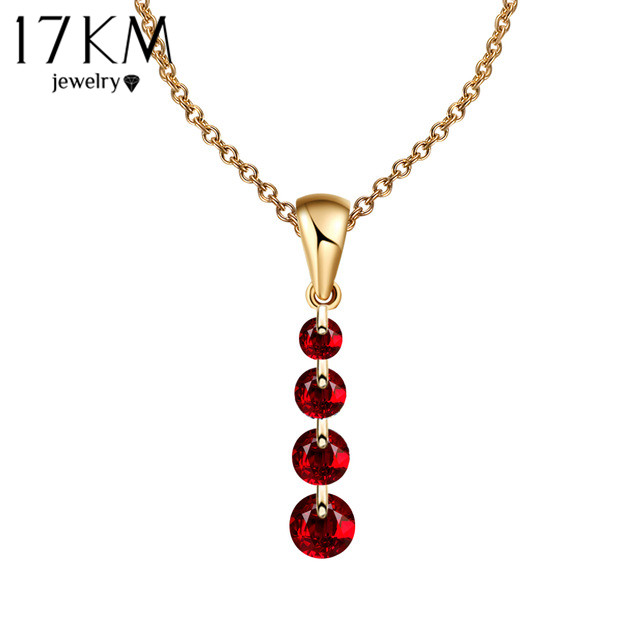 Image of 8 Colors Crystal Long Water Drop Necklaces & Pendant Crystal Necklace Maxi collares collier Statement Necklace colar Women Gift