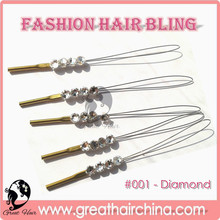 buy Weaving Wig Cap & Hair Net will get a Gift Fashion Crystal Hair Accessories for Wedding 15 Packs/Lot Free Shipping by DHL