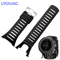 SUUNTO Ambit 1 2 3 2R 2S Men Watch s Waterproof Rubber Strap Watchband Steel Buckle