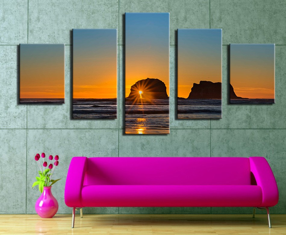 Schilderijen woonkamer: acrylverf schilderijen woonkamer kleur ...