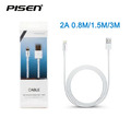 Pisen Universal 2 4A Micro USB 0 8M 1M 3M Fast Quick Charge Cable Charging Date
