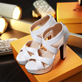 Sandals PU New Shoes Woman small yards 32 33 Large size 46 45 44 43 42