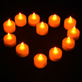 New Flickering 6pcs Flicker Light Flameless led candle Tealight Tea Candles Wedding Light table lamps for