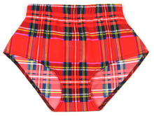 EAST KNITTING X-082 Fashion Tartan Red print shorts High Waist sexy Bottoms S M L XL plus size Free Shipping