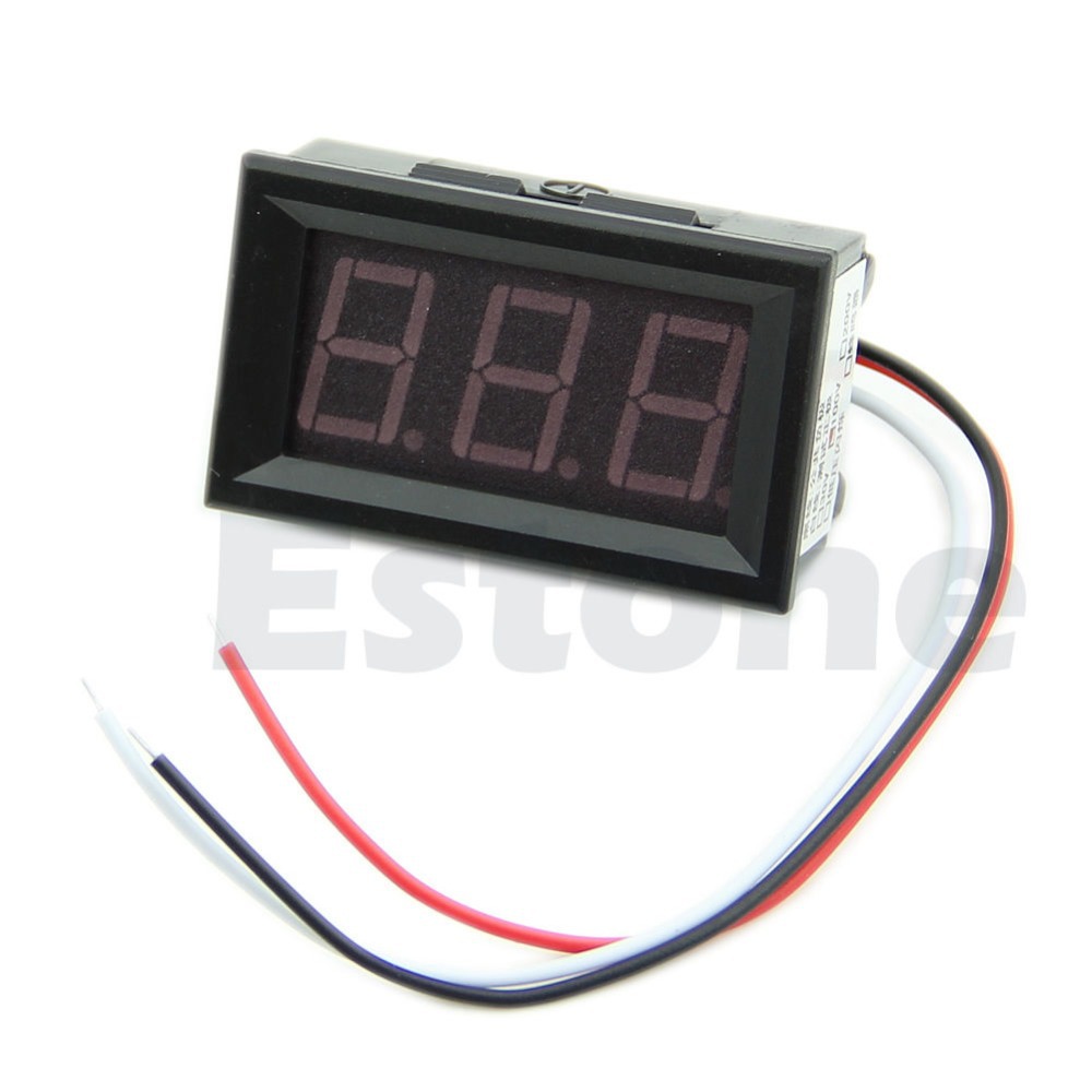 A96 Free Shipping 1Pc New Red LED Panel Meter Mini Digital Voltmeter DC 0V To 99