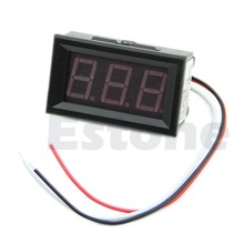A96 Free Shipping 1Pc New Red LED Panel Meter Mini Digital Voltmeter DC 0V To 99.9V