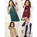 2016 Fall Winter Women Grid Polka Dot Pattern Long Chiffon Soft Silky Shawl Scarves Neck Long