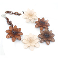 collier femme 2016 choker acrylic necklaces flower Brand Jewelry color Chain geometric Resin Statement Necklace ZA