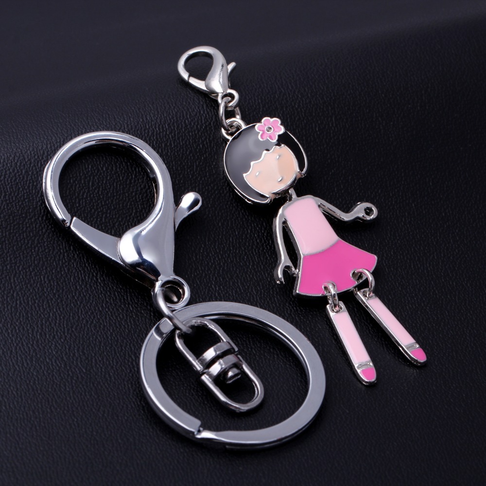 Buy Keychian beautiful new metal tag keychain mujeres