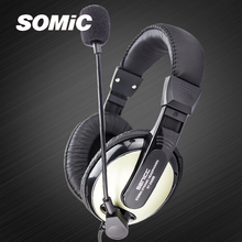 Somic New Fashion ST-2688 Stereo Music Gaming Headset Headphone Earphone with Microphone 3.5mm plug for PC