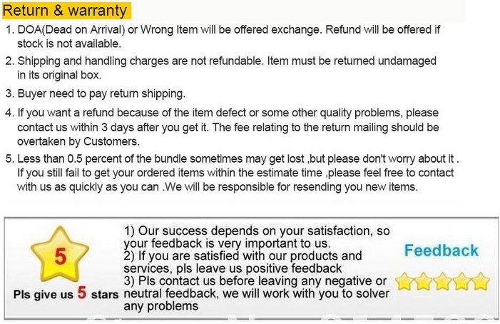 Return-warranty -feedback