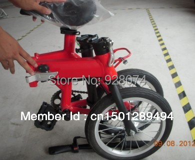TDR14Z Folding electric bicycle folding electric bike 250w motor aluminum frame portable smart lithium battery e
