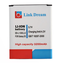 1pc High Quality Replacement Rechargeable 3200mah Mobile Phone Battery for Samsung I9300 for Samsung GALAXY SIII