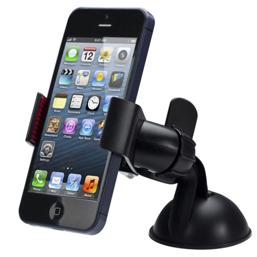 Image of New Balck White Universal Car Windshield Mount Holder phone car holder For iPhone 5S 5C 5G 4S MP3 iPod GPS Samsung free ship yay