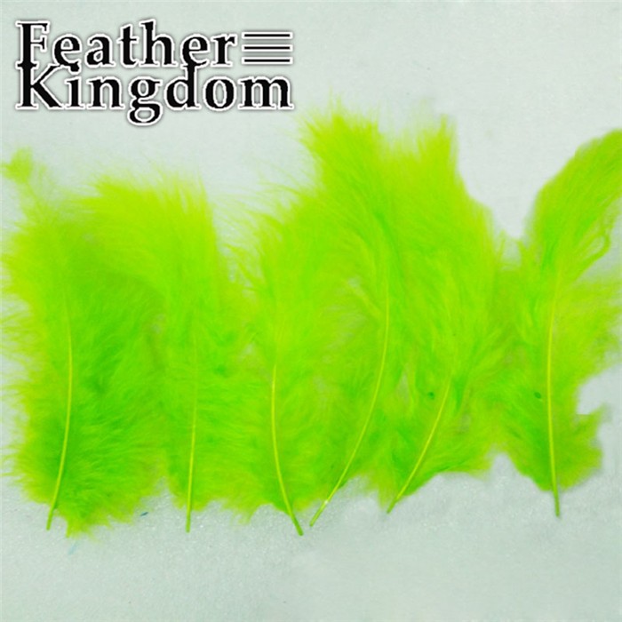 apple green Turkey feathers