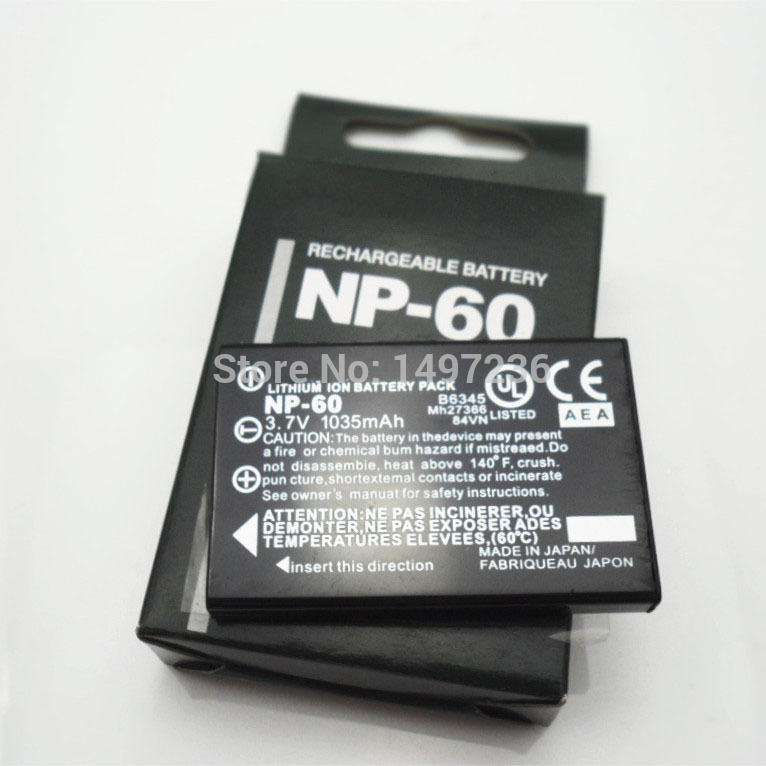 Np-60 FNP60 NP60   Fujifilm 50I F401  F410 F601  F601Z