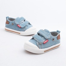 Starting in spring 2015 children s classic washed denim casual shoes Velcro shoes new shoes