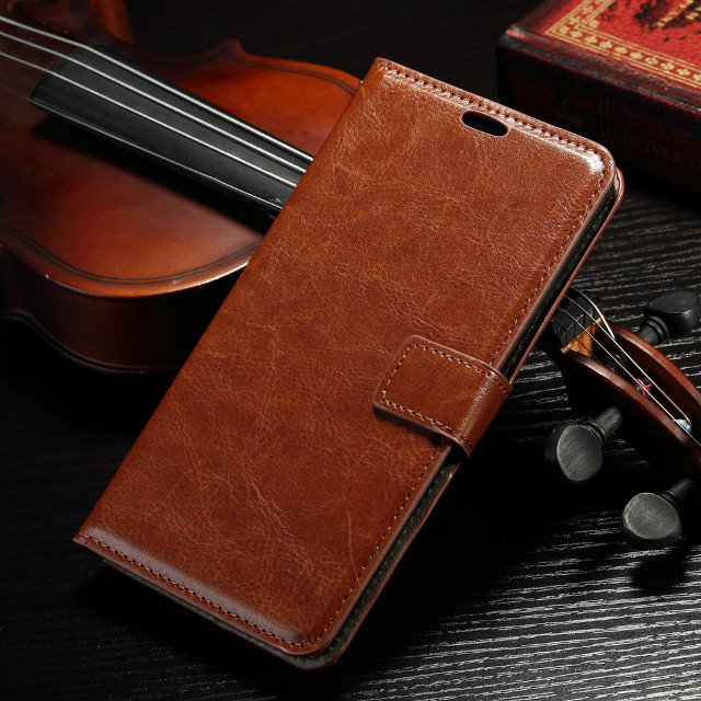 With Magnetic Flip Wallet Leather Cases Covers for...