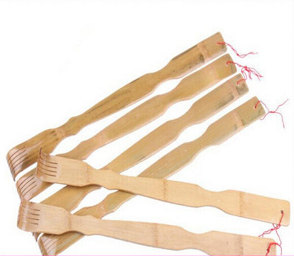 Newest Good Qualty Health Care Massager Bamboo Back Scratcher Scratch Your Back Easily Roller Massager Gift