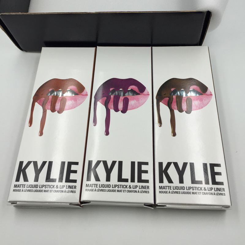 New kylie jenner lip kit Lip Gloss Lipstick kylie jenner lipstick Liquid Lipstick Matte 8 Colors