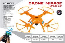 2016 New rc drone helicopter Explorers H809W H809G 4CH 2.4G 6 Axis WiFi FPV RC Quadcopter with Gopro HD camera VS Syma X8W U818S
