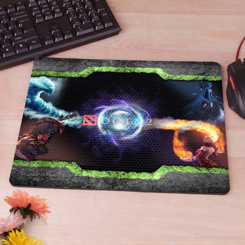 Dota 2 mouse pad game pad Anti-Slip Rectangle Mouse Pad Customized Supported 220mmx180mmx2mm