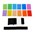 12 Colors Flash Color Card Diffuser Lighting Flashlight Lamp Shade For Canon Nikon Sony Pentax