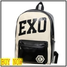 Fashion-KPOP-EXO-TFboys-XOXO-Vintage-Leather-Satchel-Backpack-Shoulder-School-Bags-Travel-bag_conew1