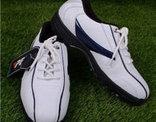 Fashion Breathable Cowhide Shoes Adult Athletic Outdoor Top Quality Waterproof Golf Shoes Golf supplies For Men Free Shipping