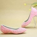 Wedding Ceremony Wedge Heel Bridal Dress Shoes Wedding Anniversary Party Shoes Mother of the Bride Shoes