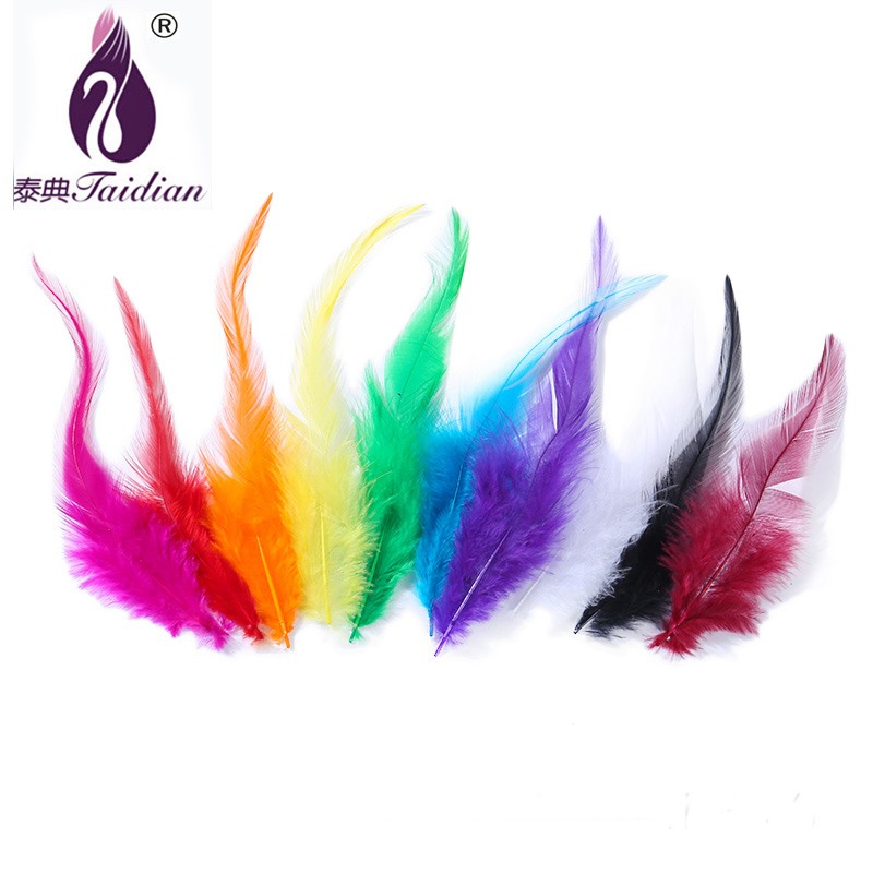 YM-033 Colored Feathers coloful Feather plumes 6-19cm