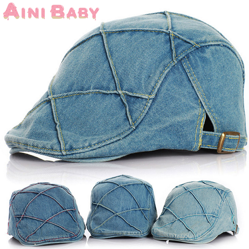 Hot Selling! Cowboy Rhombus England Style Baby Hat...