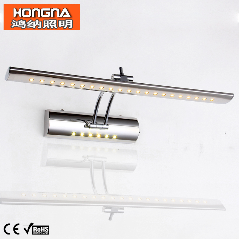 Free shipping, Guaranteed 100% High Quality 7W LED Mirror Front Wall Lights AC85-265V Modern Brief Bathroom LED Wall Lamp