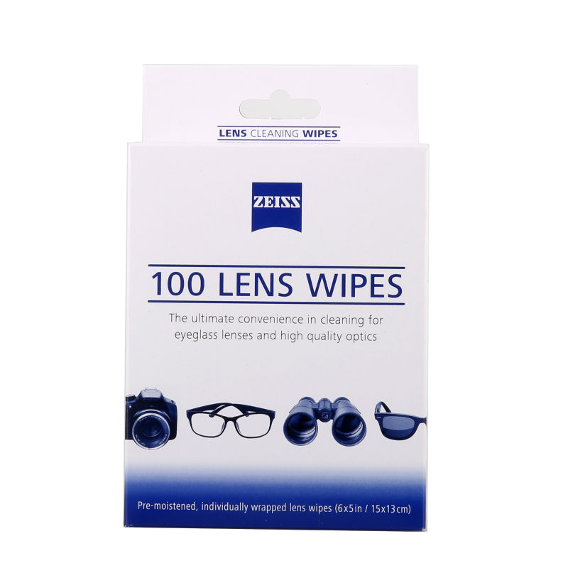   100 anti-static pre-moistened ZEISS camera lens cleaner