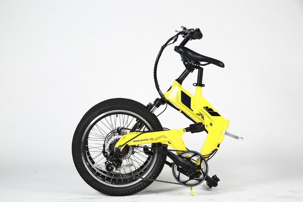 2O inch folding electric bicycle with 250w brushless hub motor