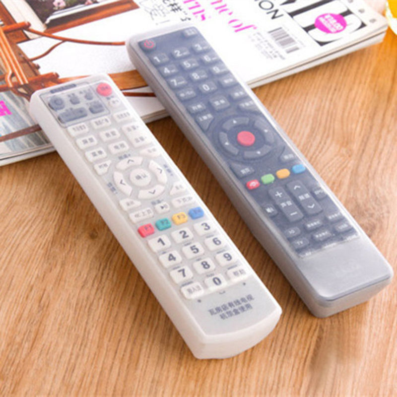 Image of Silicone TV Remote Control Protective Bag Air Condition Remote Control Case Dust Protective Holder Waterproof Storage Bag