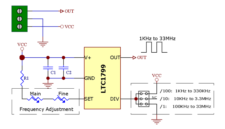 LTC1799IS5#TRMPBF Pack of 25 Standard Clock Oscillators 1kHz to 30MHz Precision oscillator 