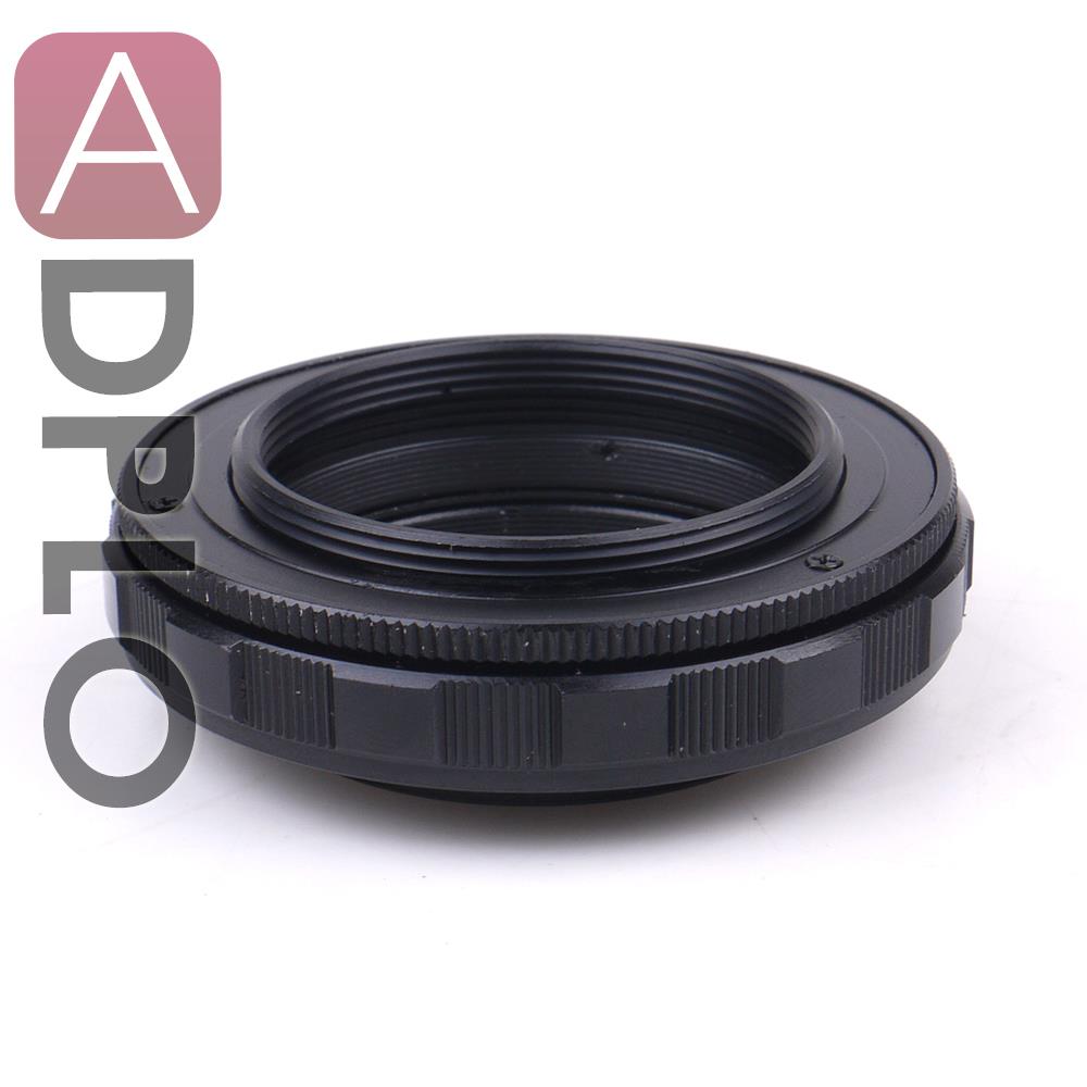 Pixco M39 to M42 Adjustable Focusing Helicoid Adapter 12-19mm 12mm to 19mm Macro Extension Tube Screw mount Lens Camera