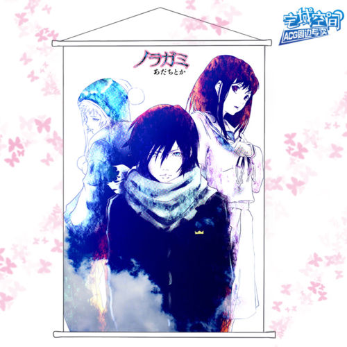 Home Decor Anime Japanese Poster Wall Scroll Hot Noragami Yato Cosplay Top New