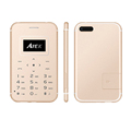 New AIEK AEKU X8 Ultra Thin Card Mobile Phone Mini Pocket Students Phone Low Radiation Support