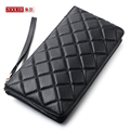 ZOOLER 2017 Cowhide Leather Women Wallet Phone Pocket Purse Wallet Female Card Holder Lady Clutch