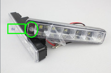 Free shipping DC12V car light source uper bright 5LED 5050SMD Fog lamps 100 waterproof E4 DRL