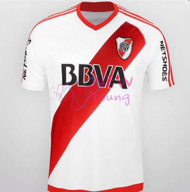 Image of CA River Plate 2016/17 Home Adult Soccer Jerseys Football Shirts Sport Tops Survetement football camisetas de futbol