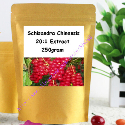 250gram(8.8oz) Nature Schisandra Chinensis 20:1 Extract Strongest Antioxidant free shipping