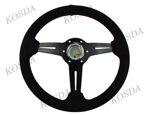 350mm NARDI NOB Classic Steering Wheel Suede 2