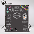 Allenjoy photocall para bodas wedding photo backdrop Custom toile de fond balckboard Sweet love chalkboard