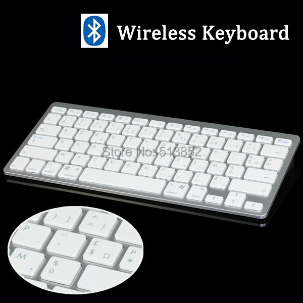 Slim Standard French Language Keyboard /78 Keys Bluetooth Wireless