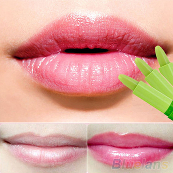Женщины сексуальная водонепроницаемый фруктовый запах переменчивый цвет помады губы крем 4DYP