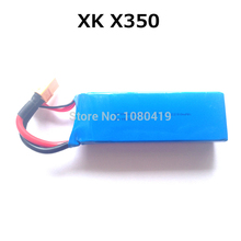 (In stock) Original XK X350 battery 11.1V 2200mAh battery XK.2.X350.014 XK STUNT X350 spare parts battery Free shipping