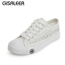 Summer Female Footwear 2016 Fashion Women Casual Shoes Flats Canvas Espadrilles Hollow Lace Plimsolls Breathable Gumshoe